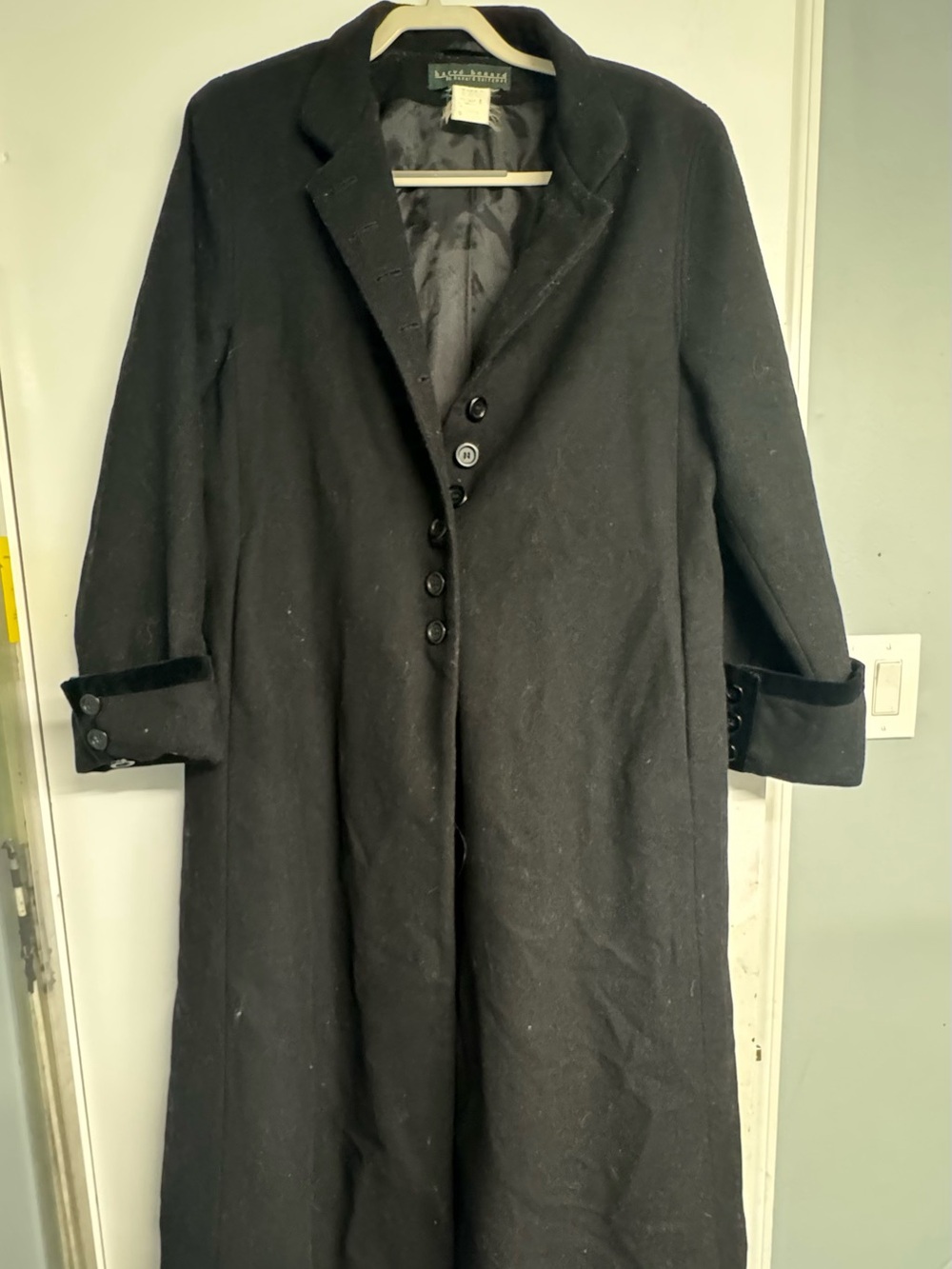 Harve Benard Black Coat Size 8